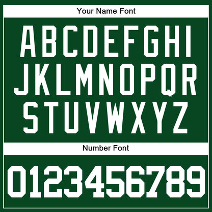 Custom Green White Authentic Baseball Jersey
