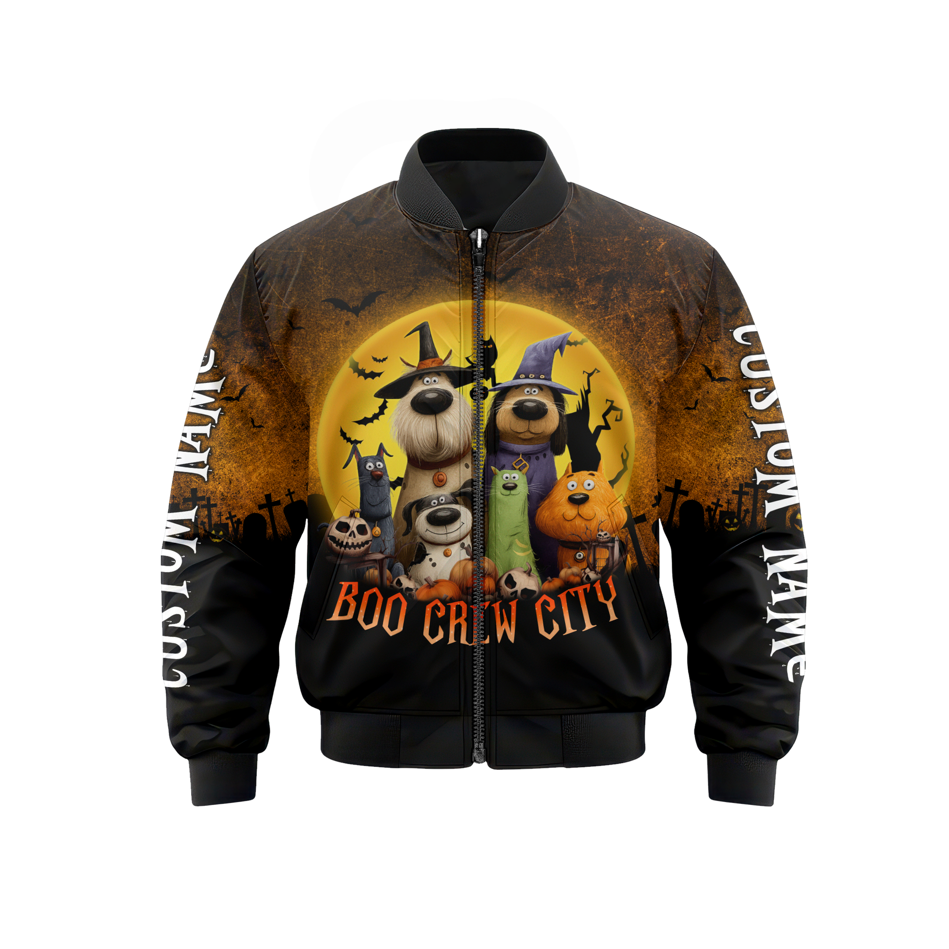 Personalized Pet In Boo Crew City, Custom Choo