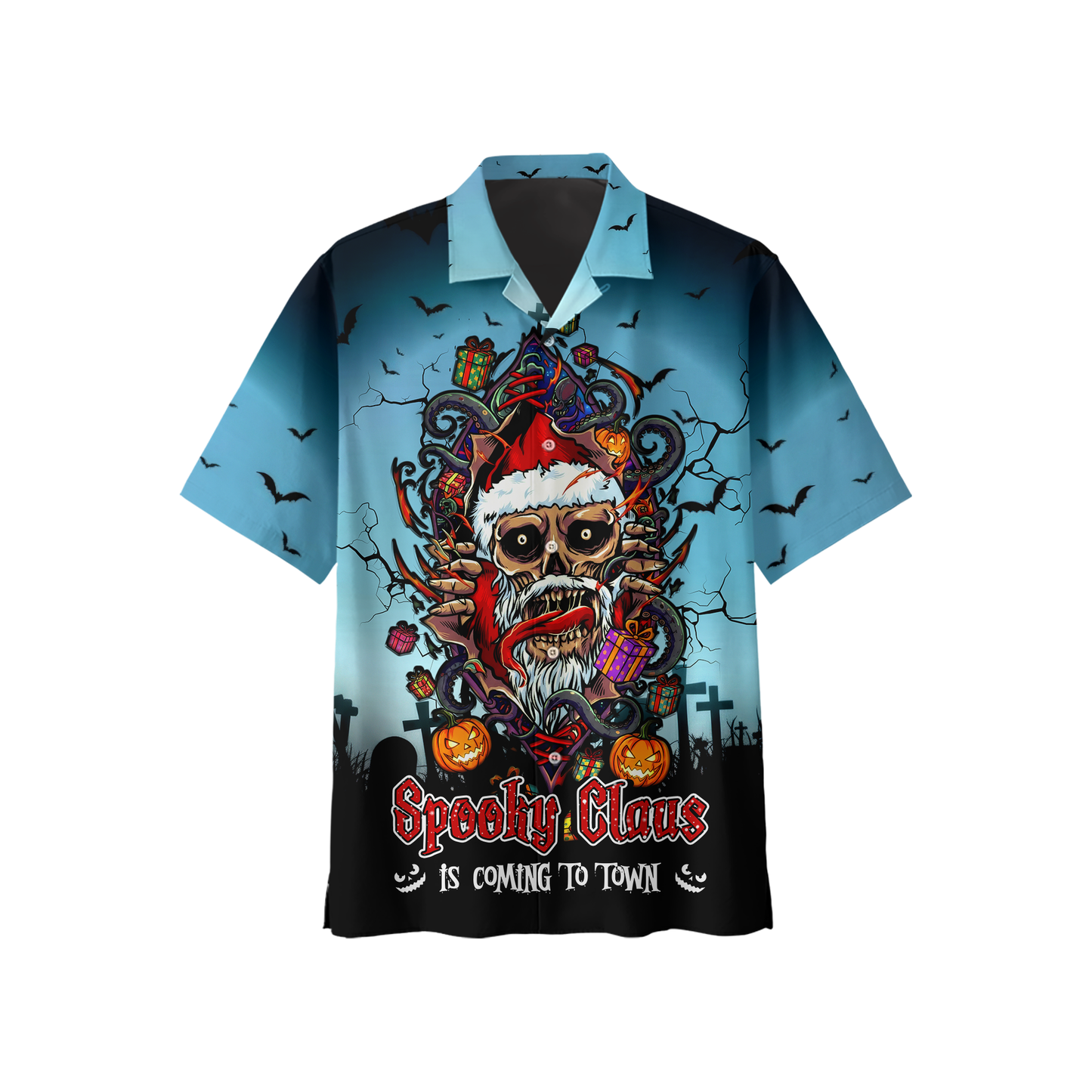 Halloween Christmas Mashup Shirt, Custom Choo