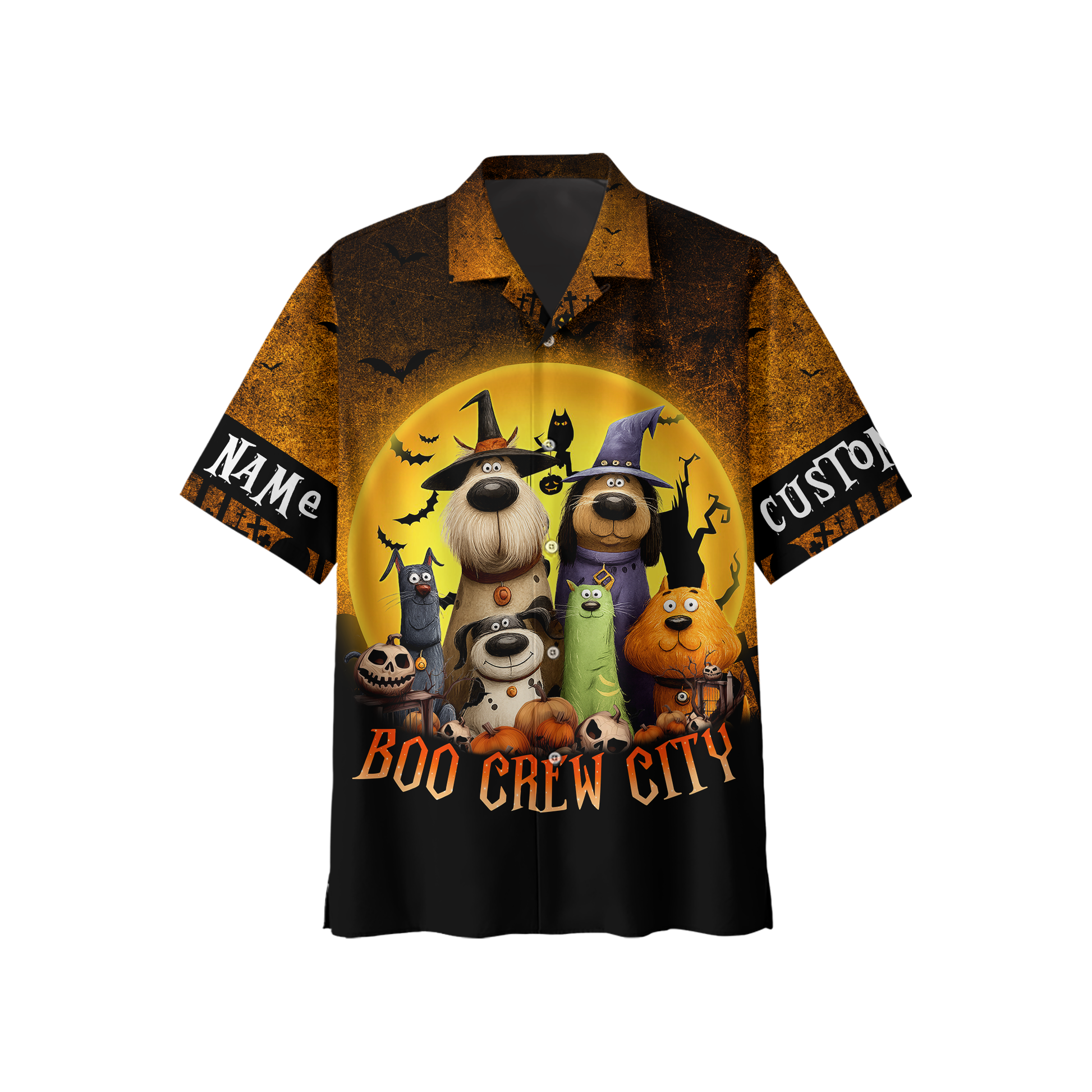 Personalized Pet In Boo Crew City, Custom Choo