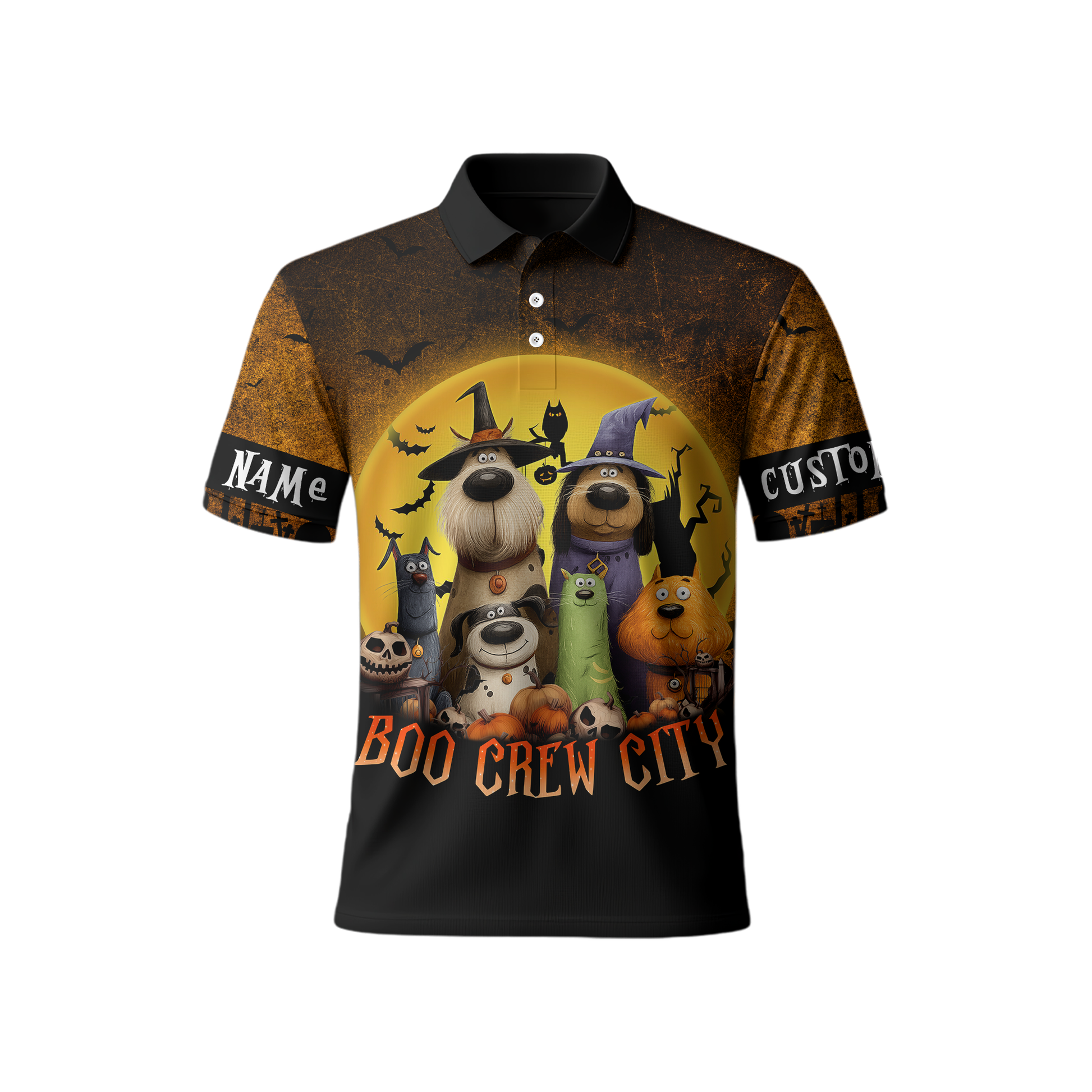 Personalized Pet In Boo Crew City, Custom Choo