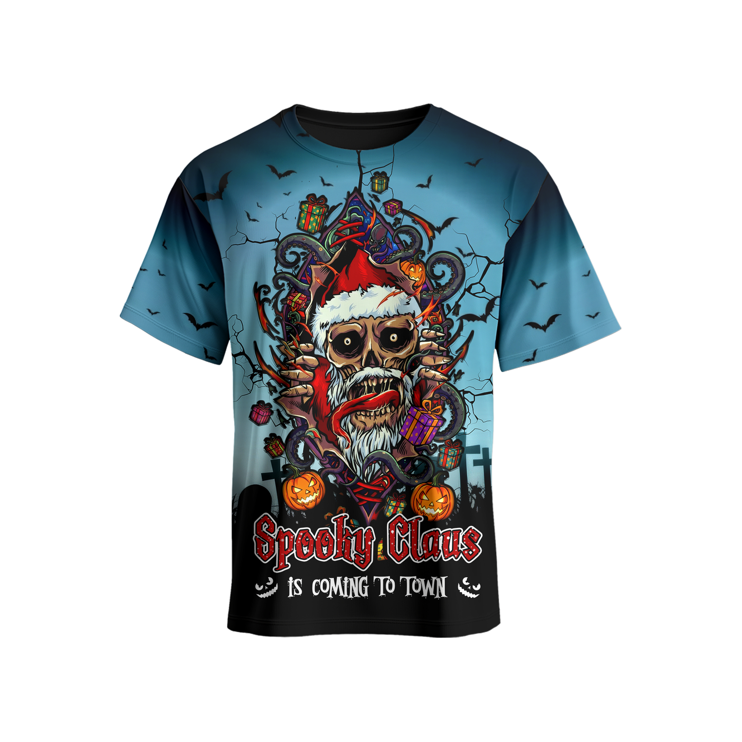Halloween Christmas Mashup Shirt, Custom Choo