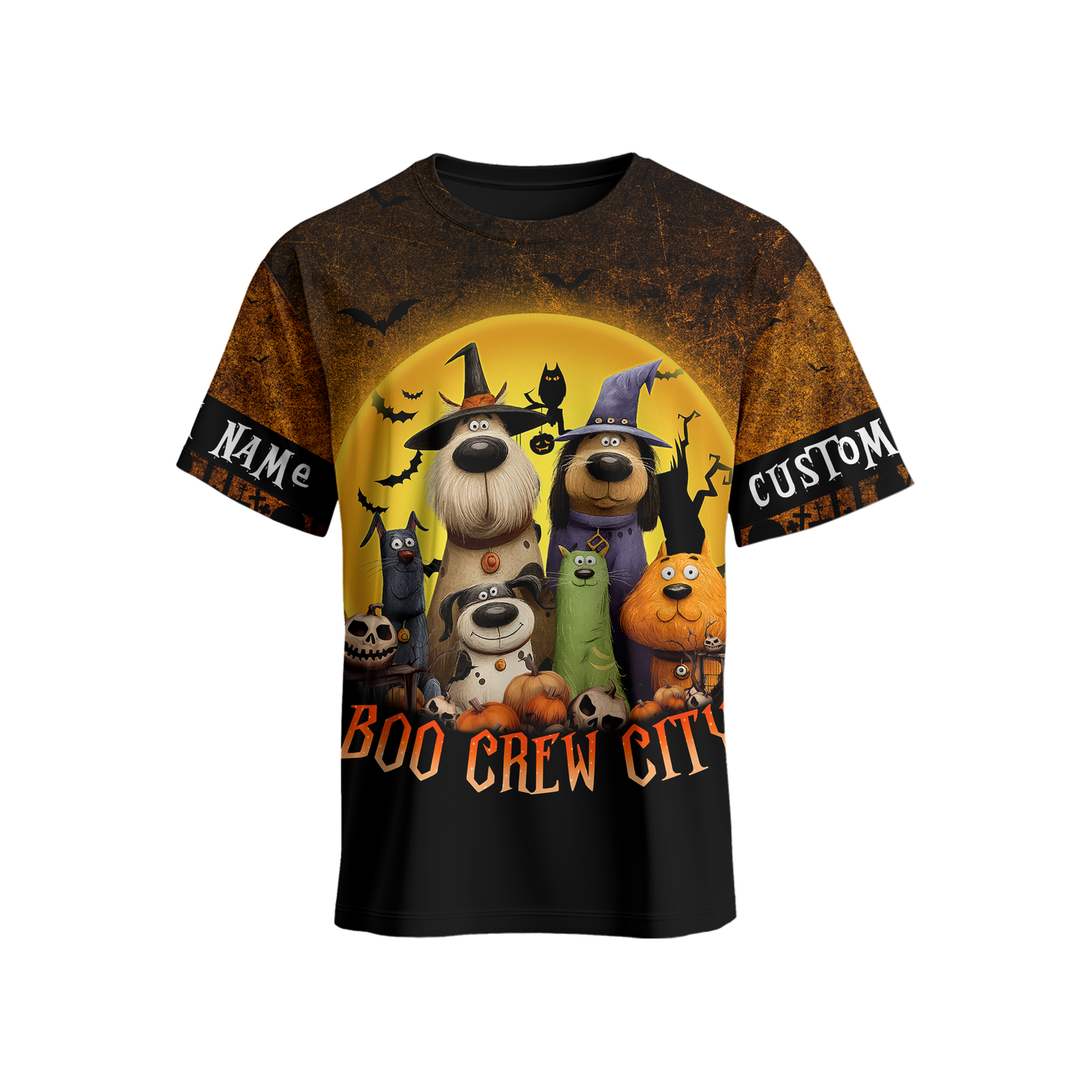 Personalized Pet In Boo Crew City, Custom Choo