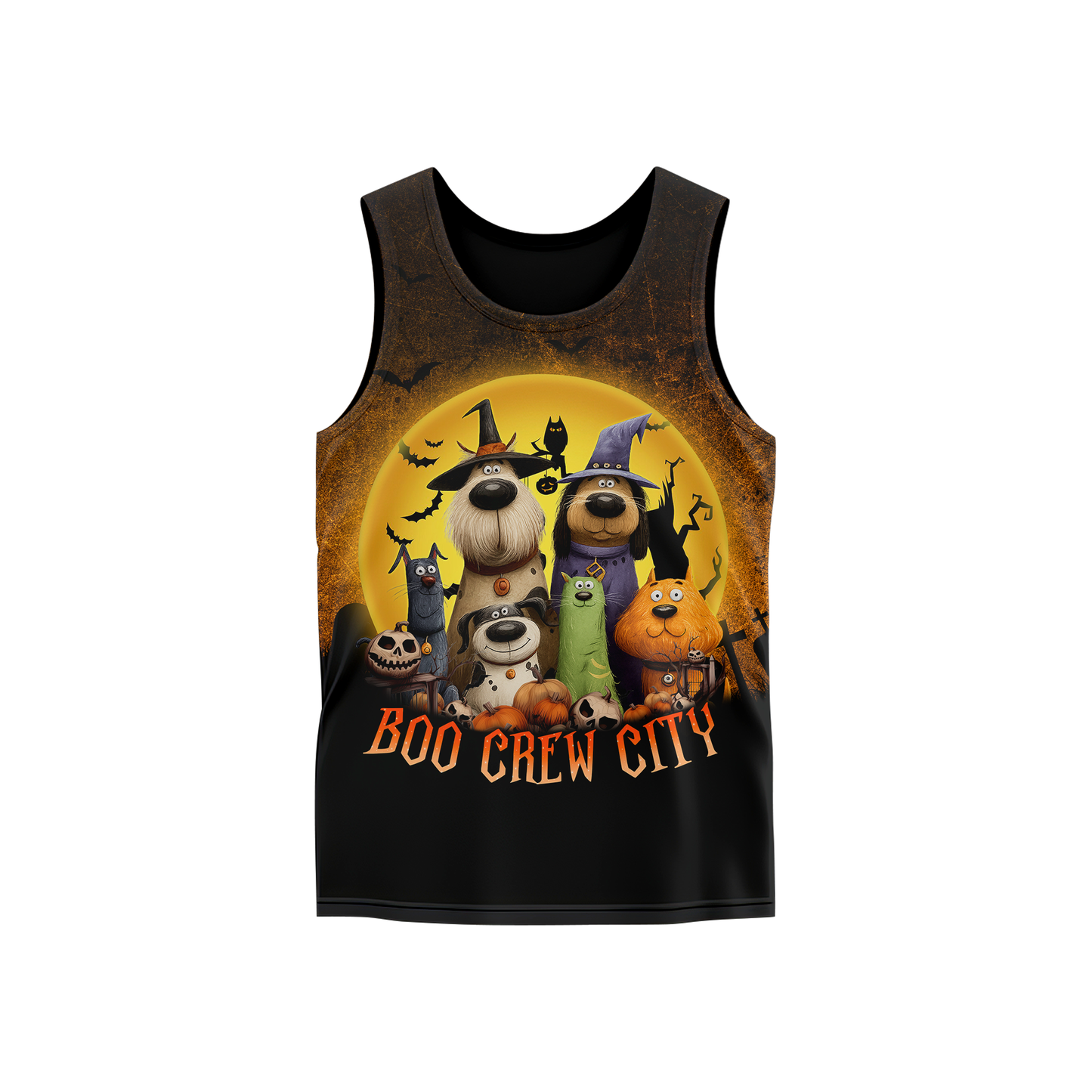 Personalized Pet In Boo Crew City, Custom Choo