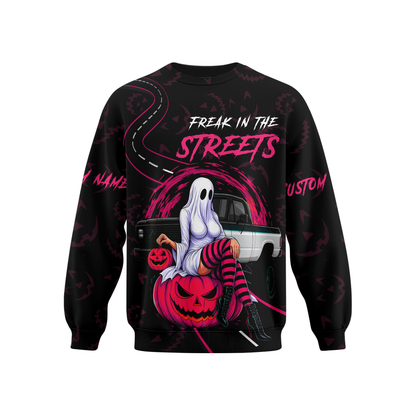"Freak in the Streets" Ghost Pin-up shirt, Custom Choo