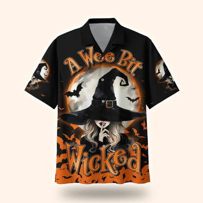 "A Wee Bit Wicked" Halloween Witch 3D Shirt