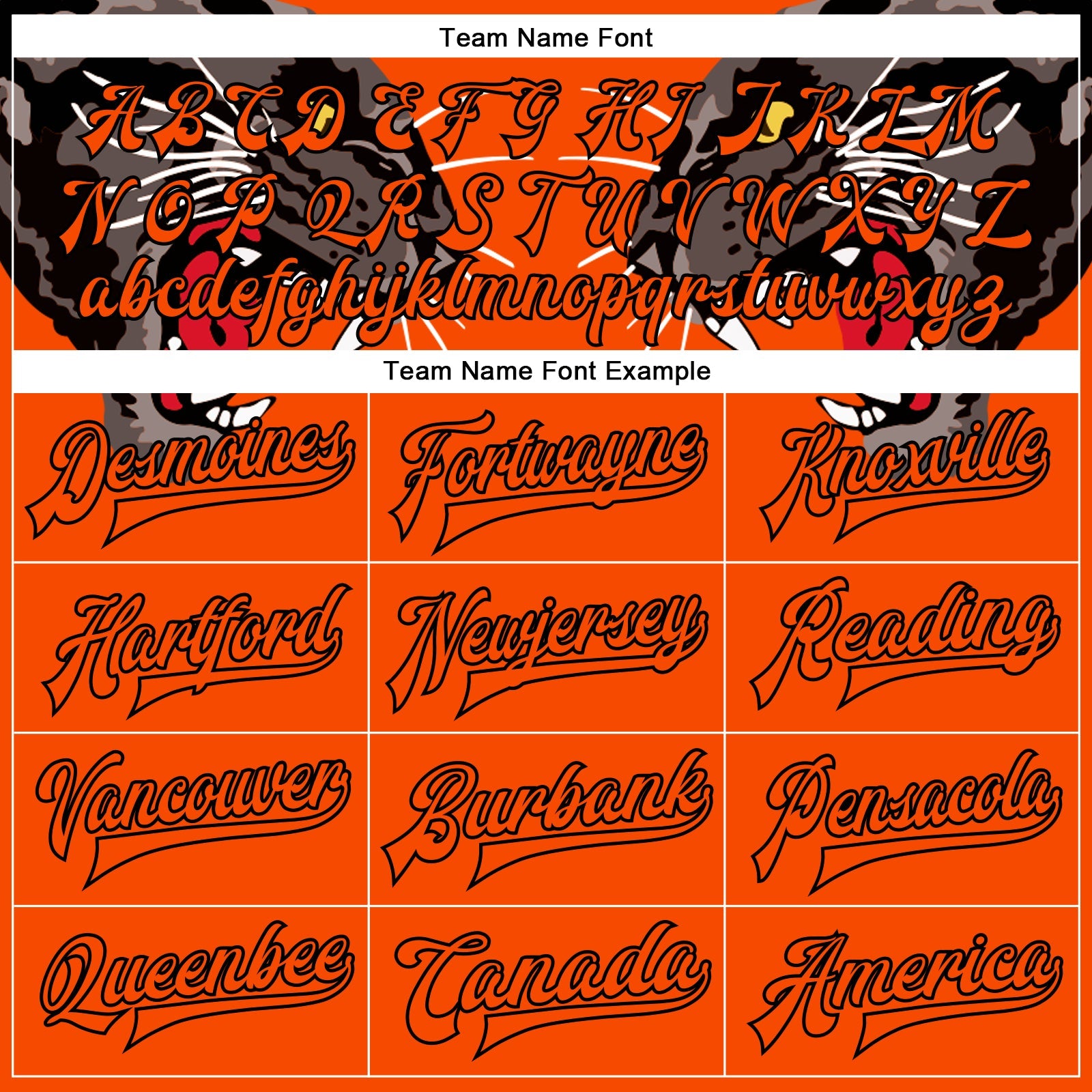 Custom Orange Black Leopard 3D Pattern Design Bomber Full-Snap Varsity Letterman Jacket