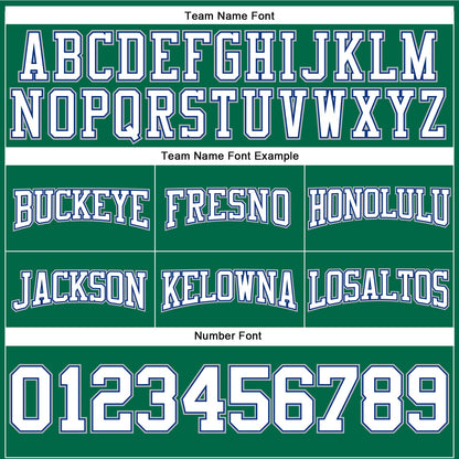 Custom Stitched Kelly Green White Royal-Gray Football Pullover Sweatshirt Hoodie