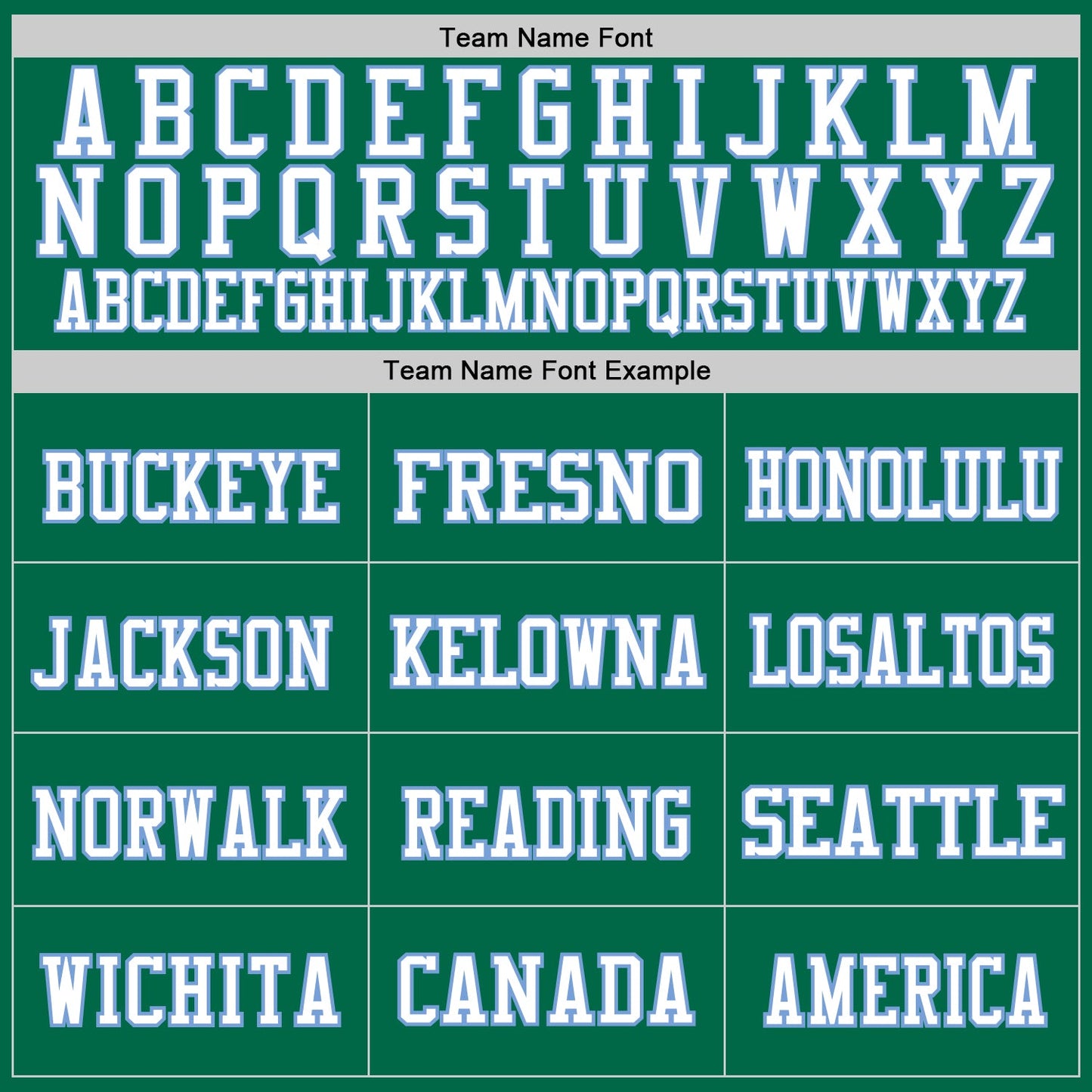 Custom Kelly Green White-Light Blue Mesh Authentic Throwback Football Jersey