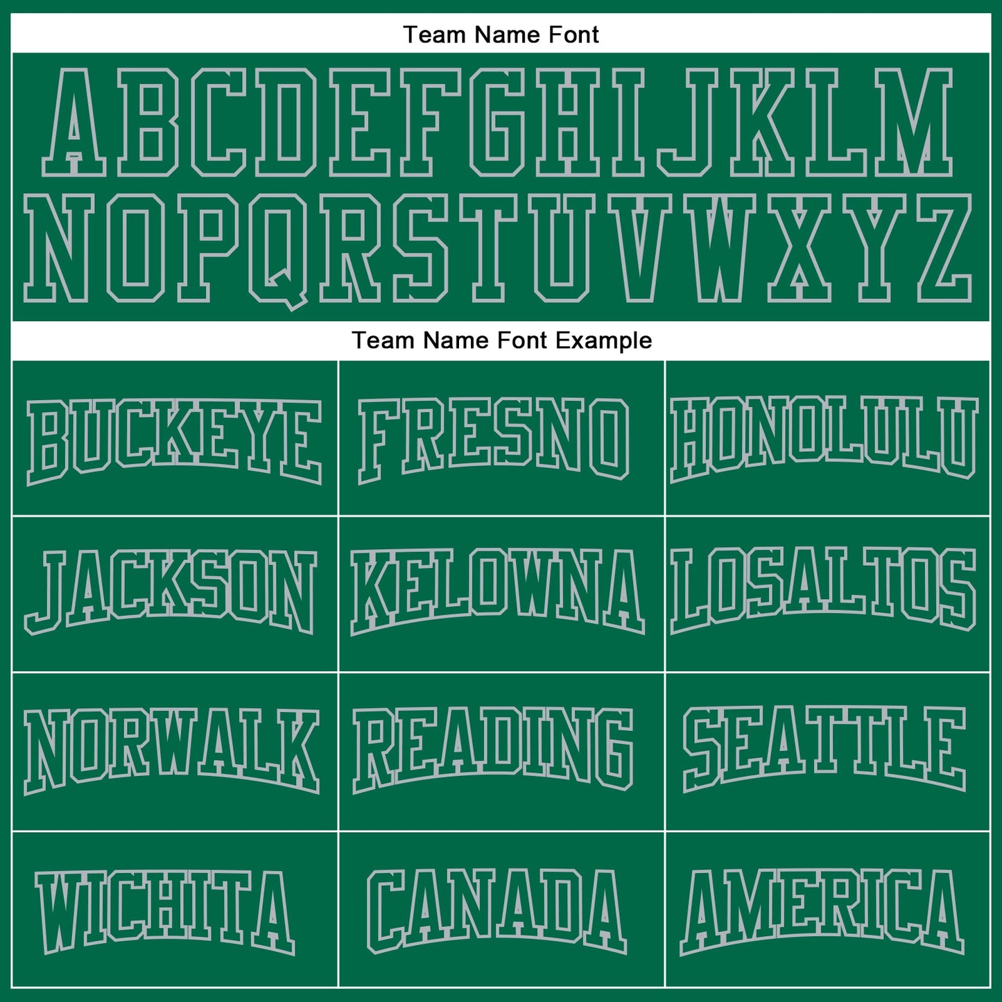Custom Kelly Green Gray Authentic Football Jersey