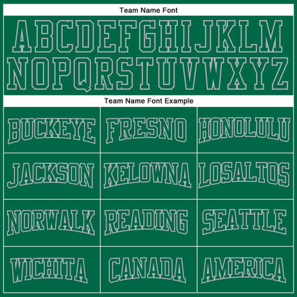 Custom Kelly Green Gray Authentic Football Jersey