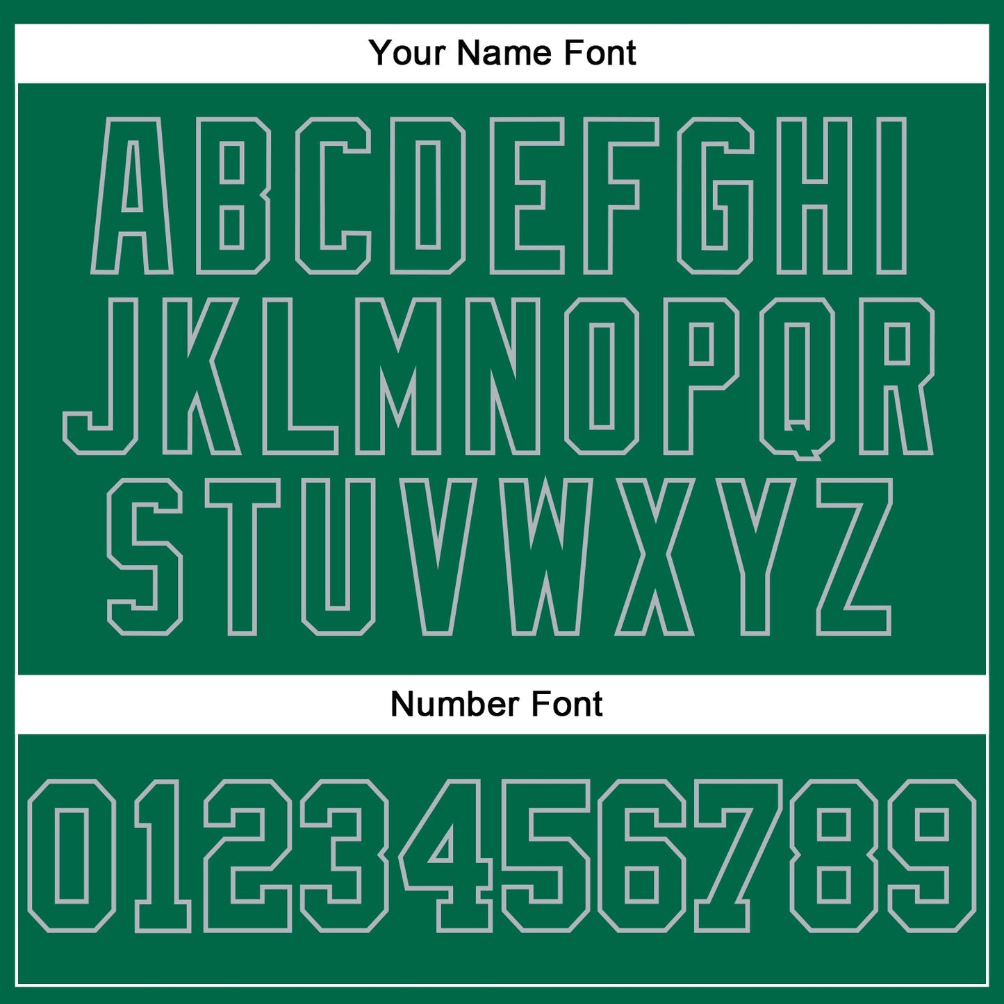 Custom Kelly Green Gray Authentic Football Jersey