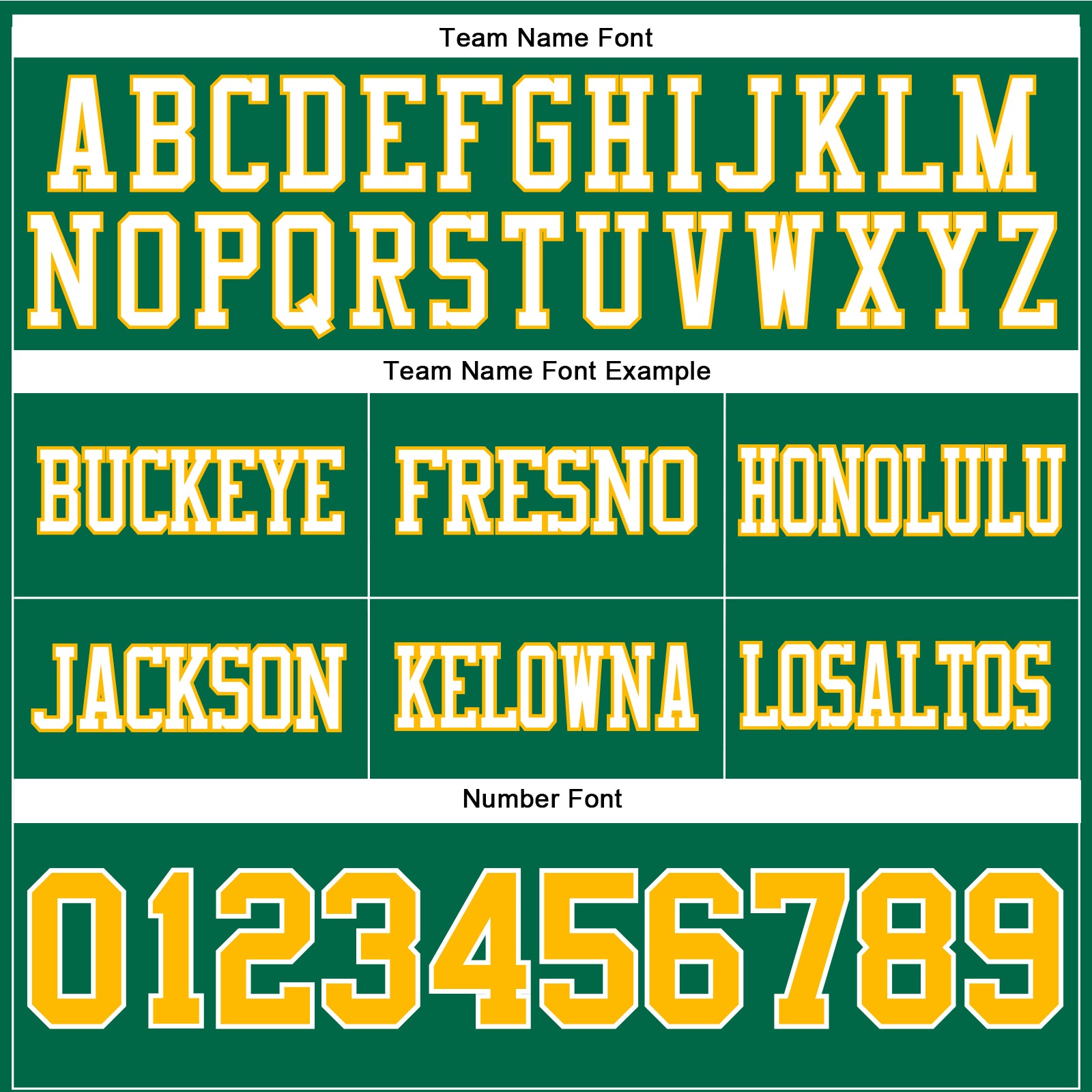 Custom Kelly Green Gold-White Authentic Football Jersey
