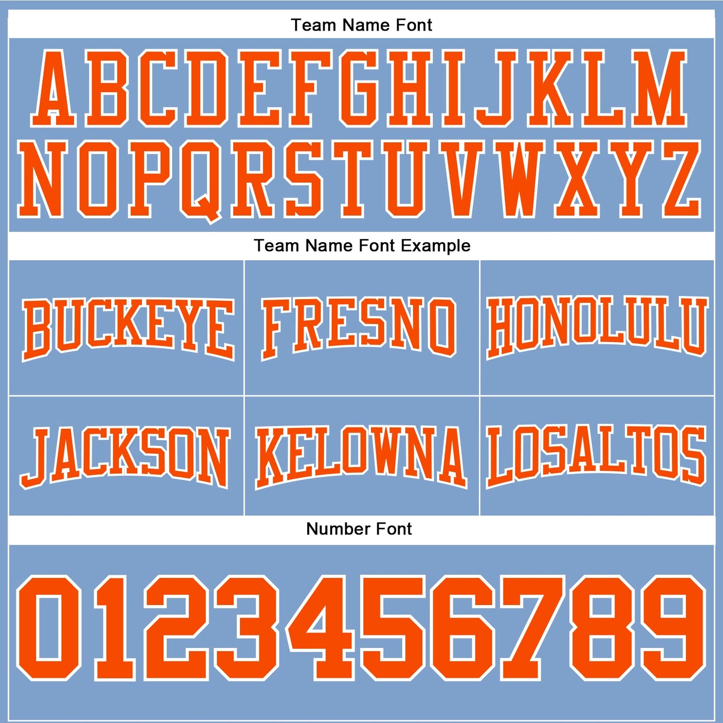 Custom Stitched Light Blue Orange-White Football Pullover Sweatshirt Hoodie