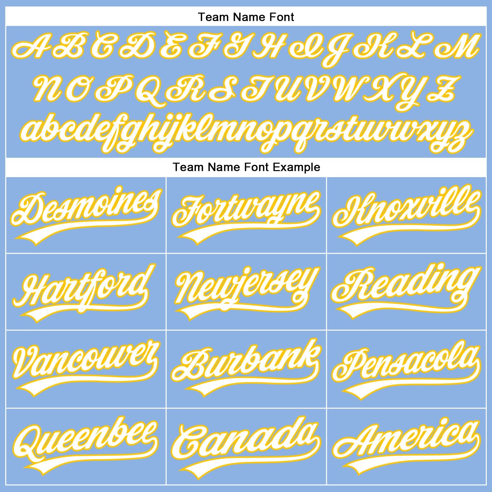 Custom Light Blue White Pinstripe Yellow Authentic Baseball Jersey