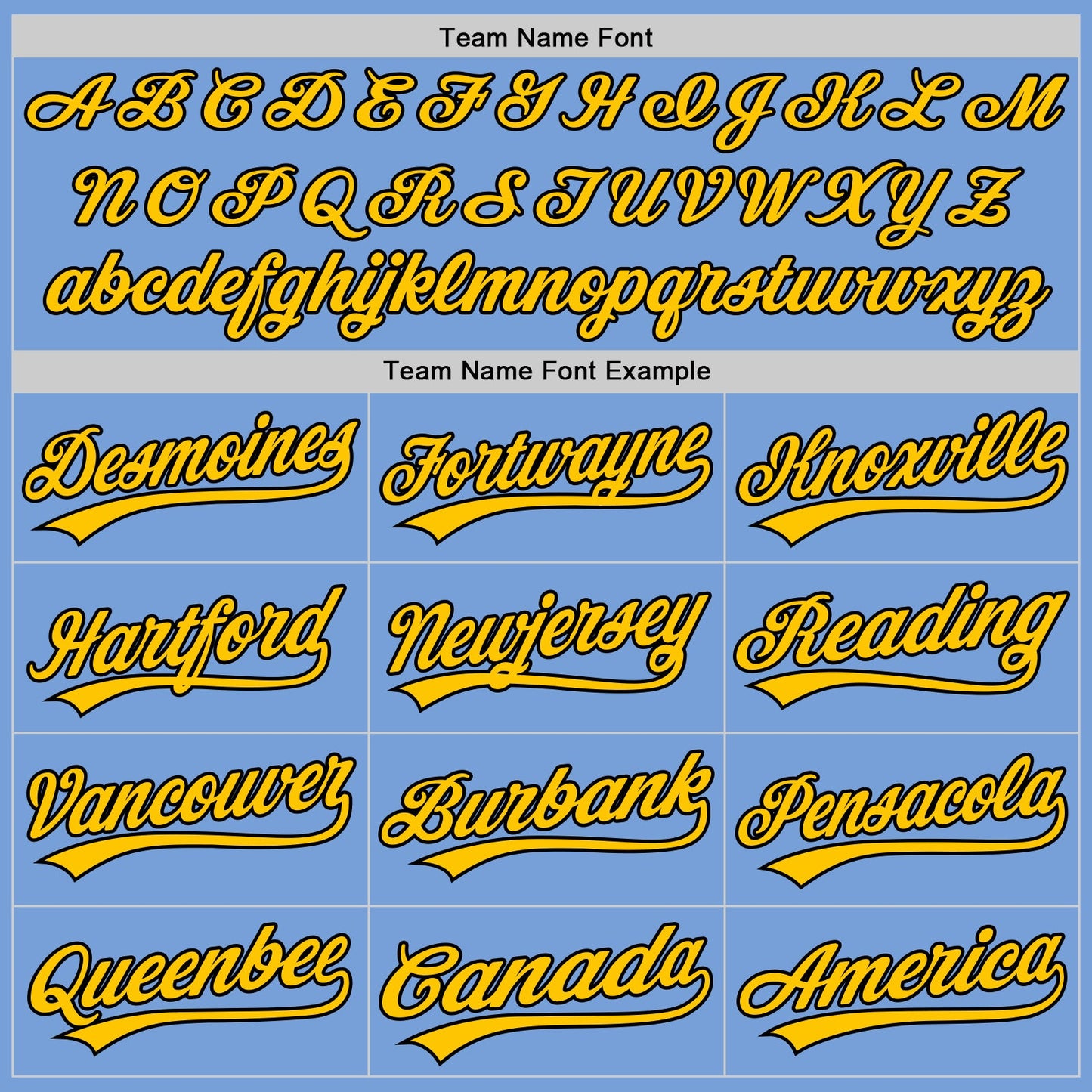 Custom Stitched Light Blue Yellow-Black Baseball Pullover Sweatshirt Hoodie