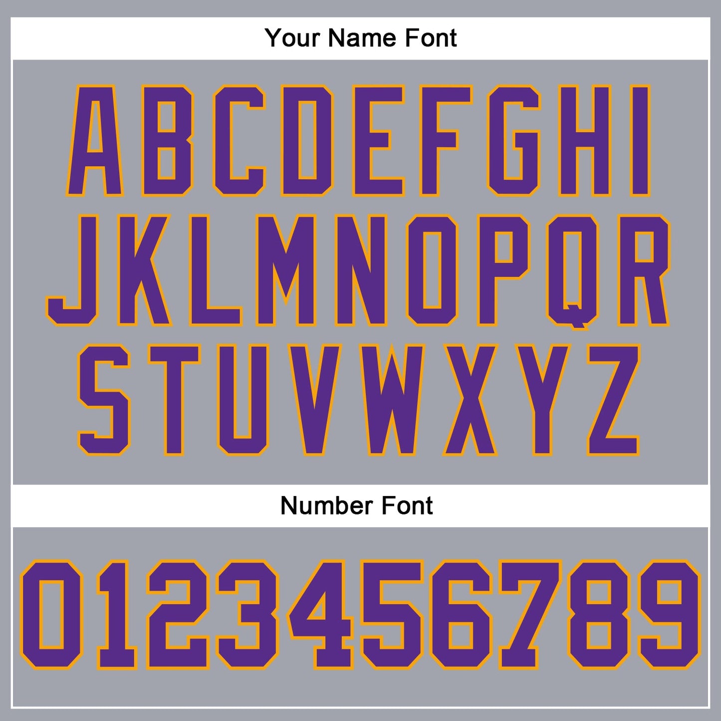Custom Gray Purple-Gold Long Sleeve Performance T-Shirt