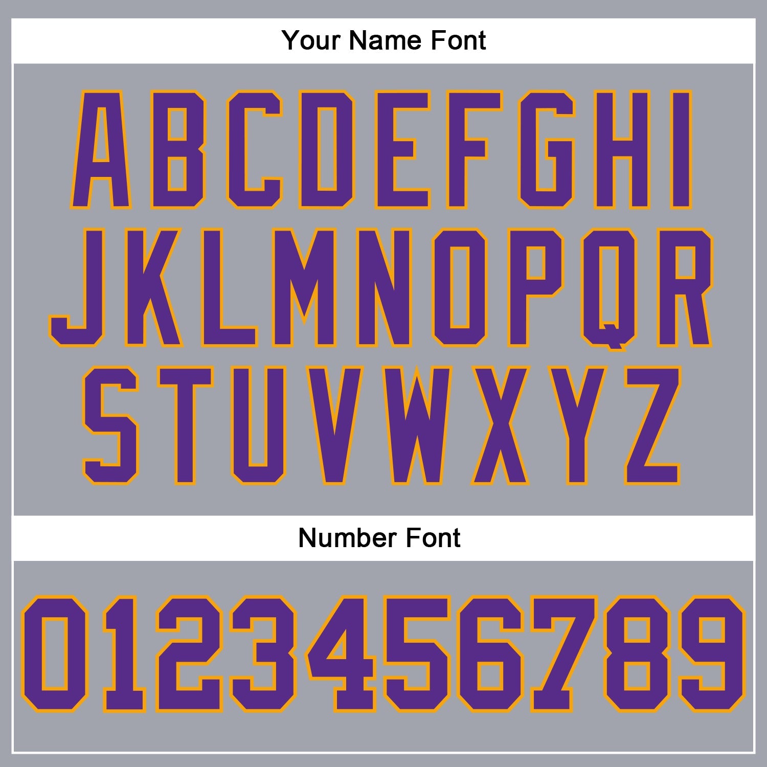 Custom Gray Purple-Gold Long Sleeve Performance T-Shirt