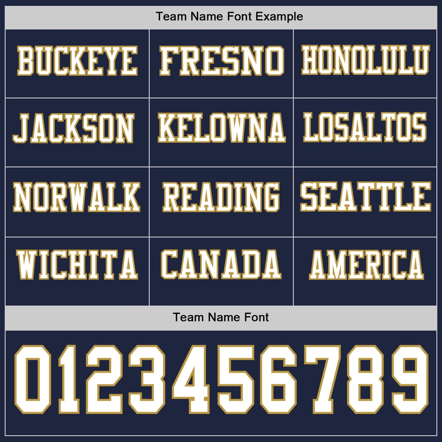 Custom Navy White-Old Gold Long Sleeve Authentic Football Jersey