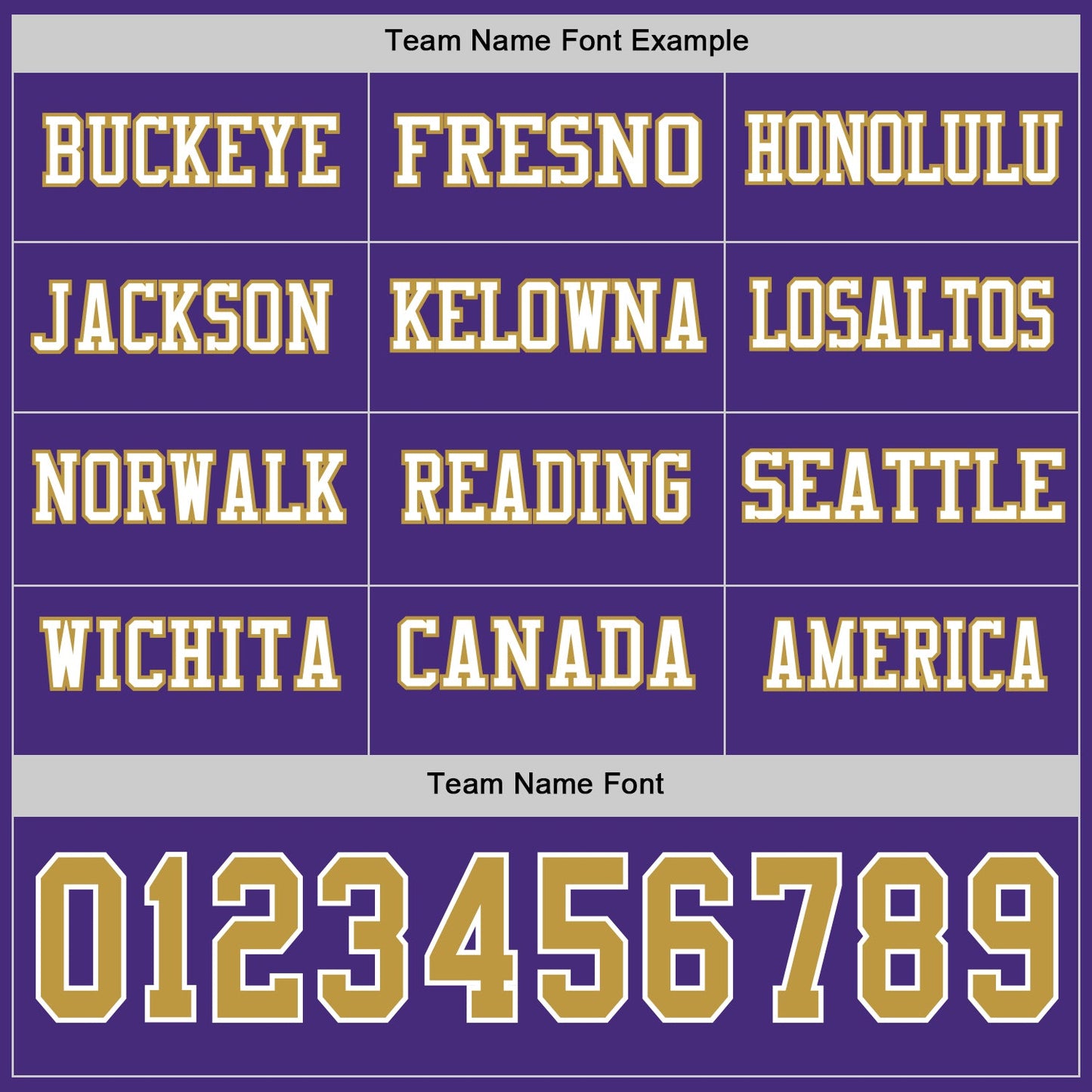 Custom Purple Old Gold-White Long Sleeve Authentic Football Jersey