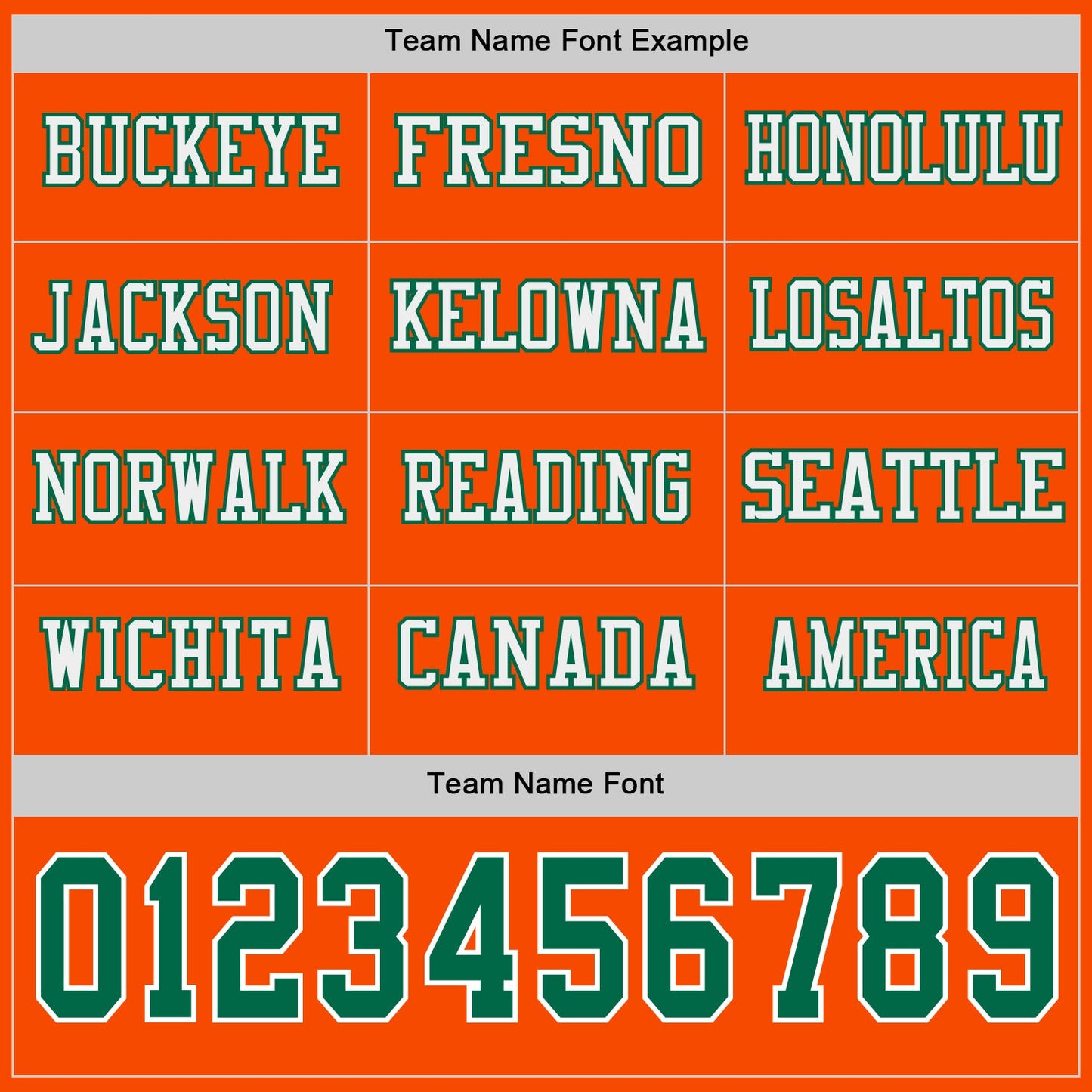 Custom Orange Kelly Green-White Long Sleeve Authentic Football Jersey