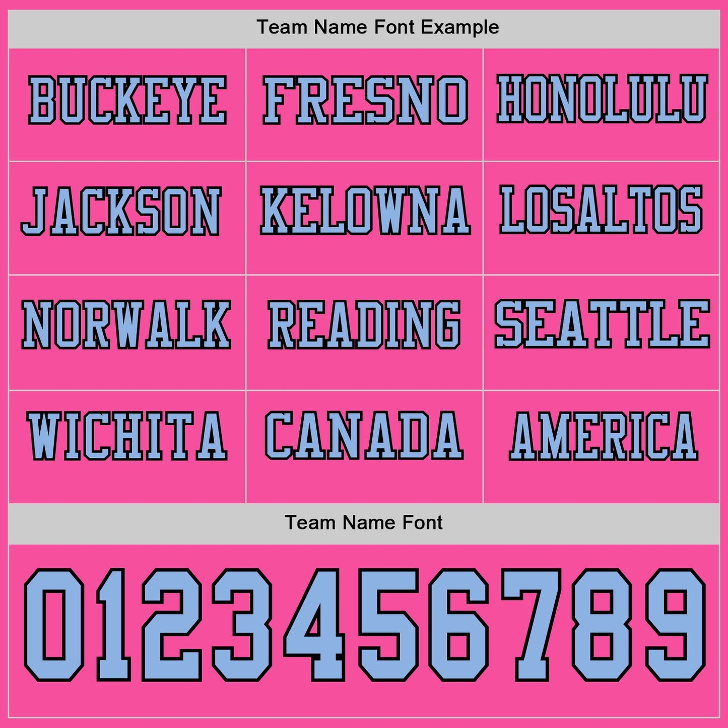 Custom Pink Light Blue-Black Long Sleeve Authentic Football Jersey