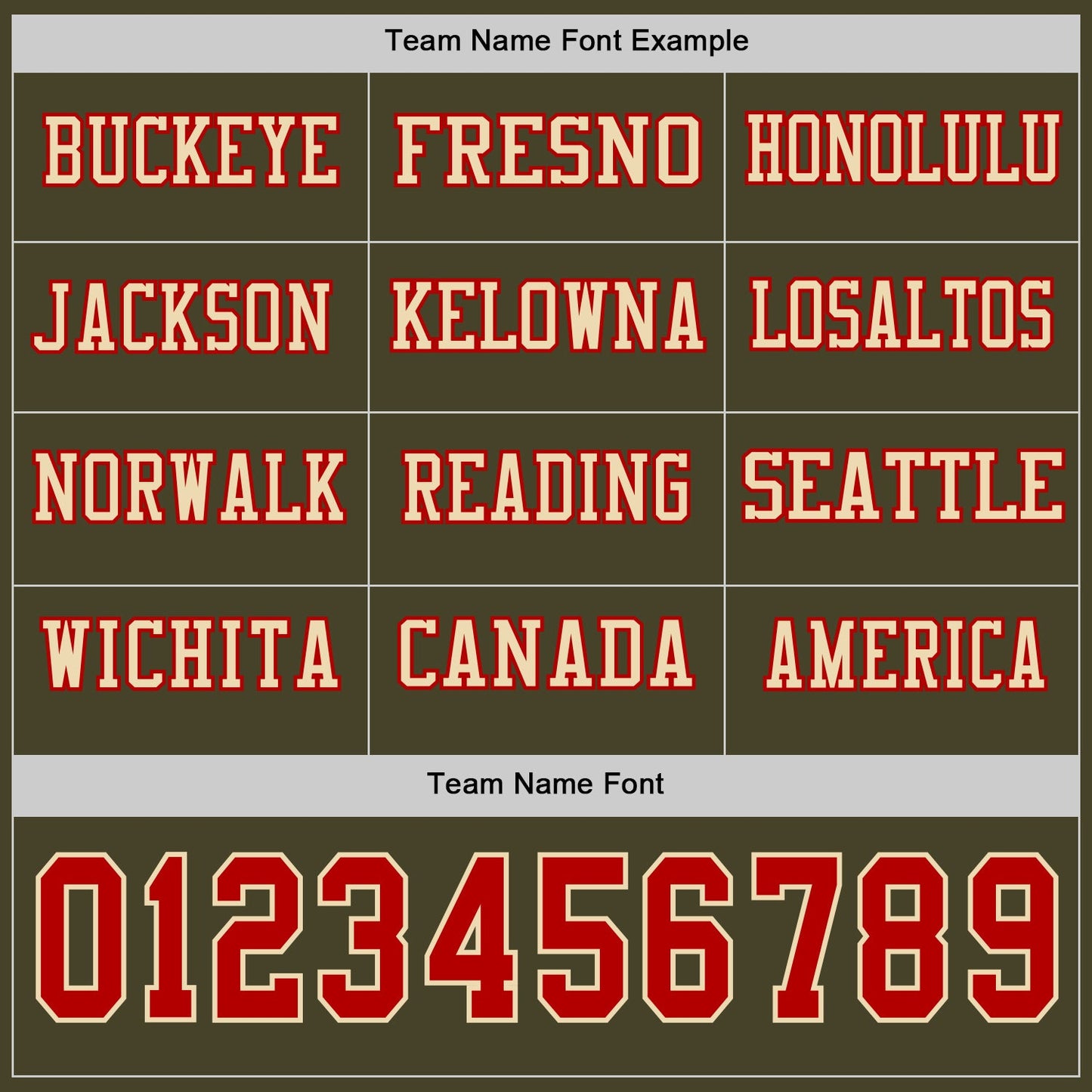 Custom Olive Red-Cream Long Sleeve Salute To Service Authentic Football Jersey