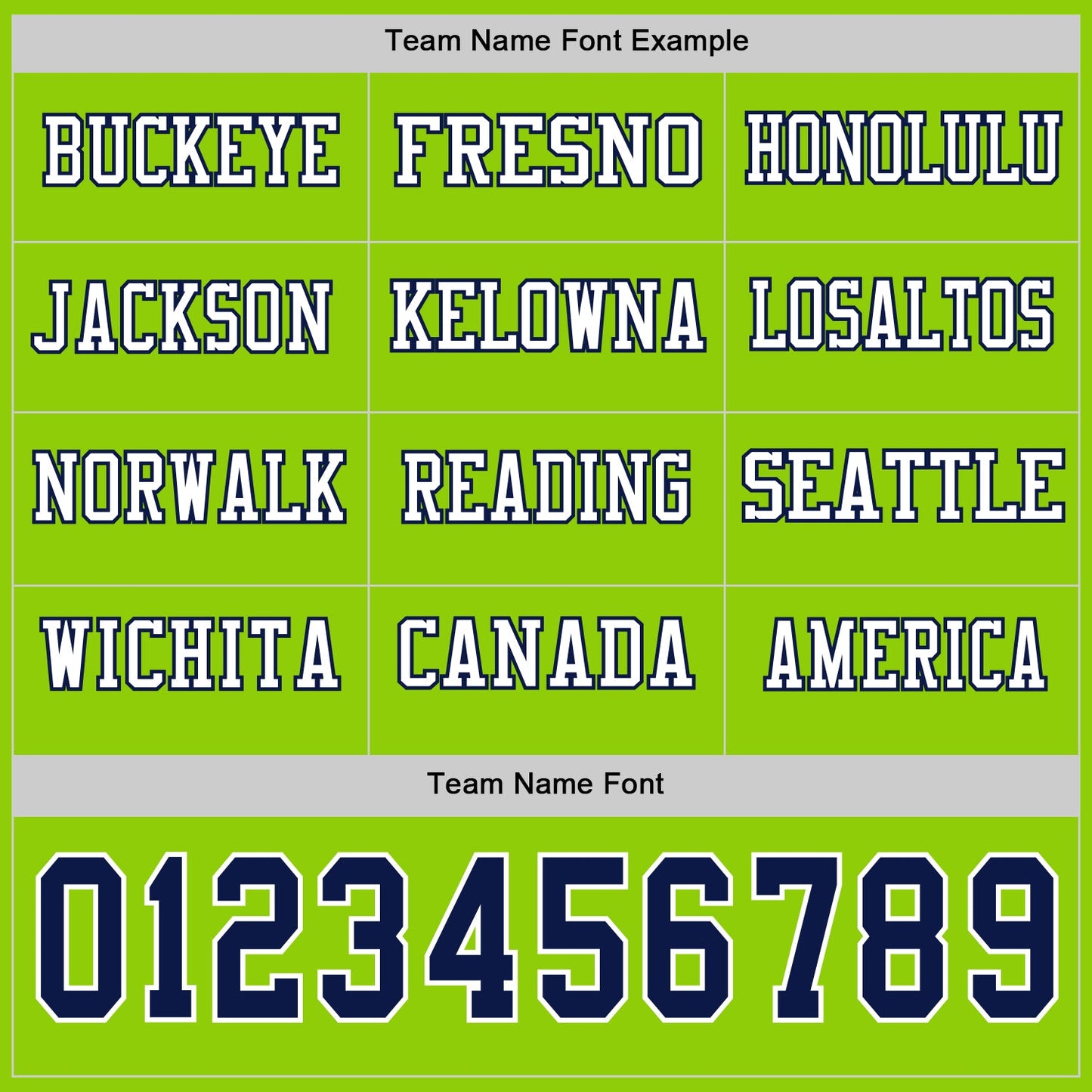 Custom Neon Green Navy-White Long Sleeve Authentic Football Jersey