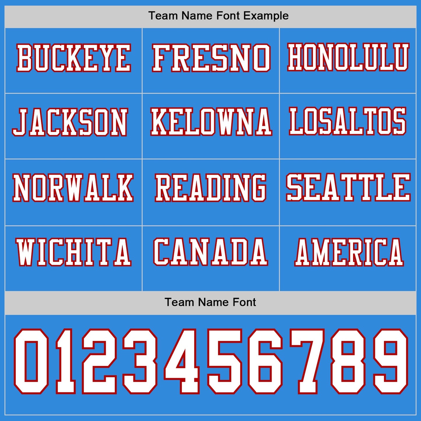 Custom Powder Blue White-Red Long Sleeve Authentic Football Jersey