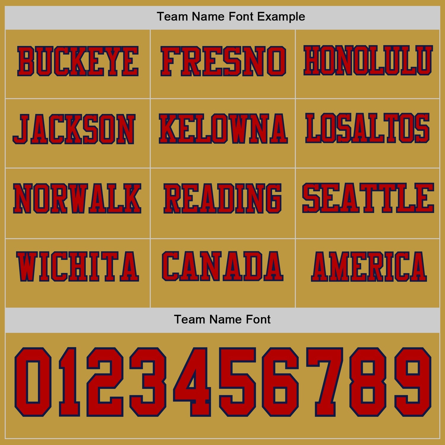 Custom Old Gold Red-Navy Long Sleeve Authentic Football Jersey