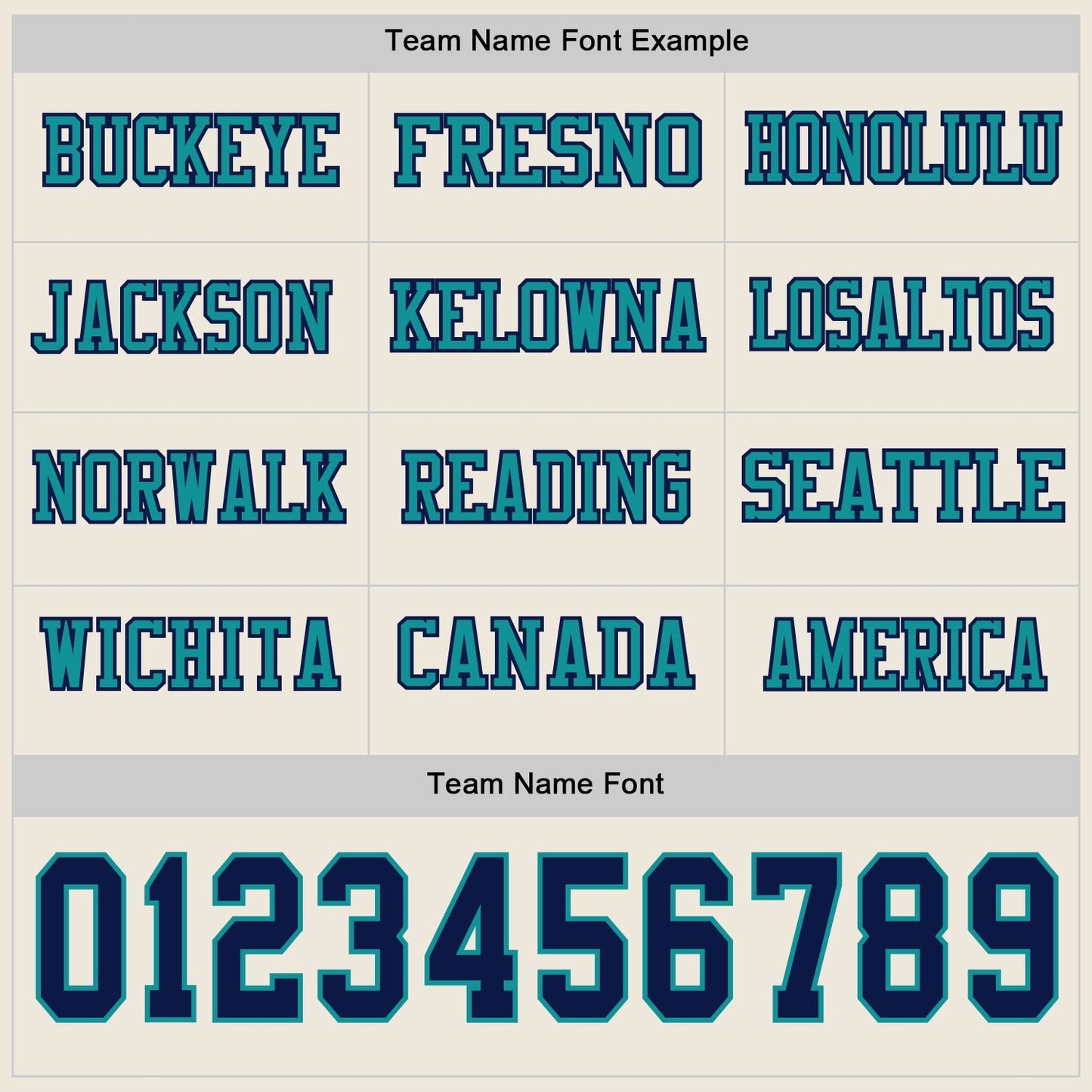 Custom Cream Navy-Teal Long Sleeve Authentic Football Jersey