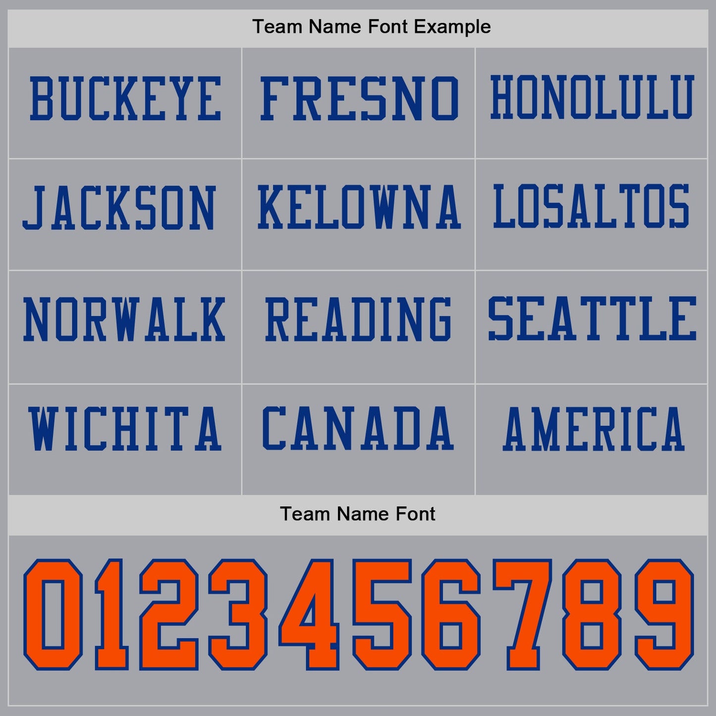 Custom Gray Orange-Royal Long Sleeve Authentic Football Jersey