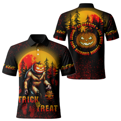 Bigfoot Pumpkin Head Halloween shirt, Custom Choo