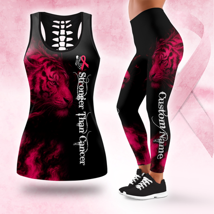 "Fierce Tiger Strength" Outfit - Breast Cancer Awareness, Custom Choo