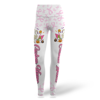 Spooky Flamingo Breast Cancer Awareness Outfit, Custom Choo