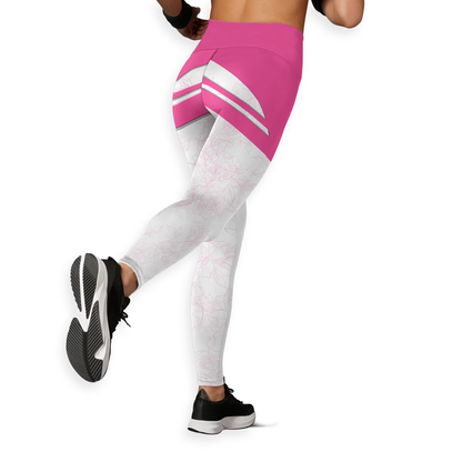 Personalized Fight Like A Black Girl -  Combo Legging Tanktop Breast Cancer Awareness, Custom Choo