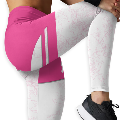Personalized Fight Like A Black Girl -  Combo Legging Tanktop Breast Cancer Awareness, Custom Choo