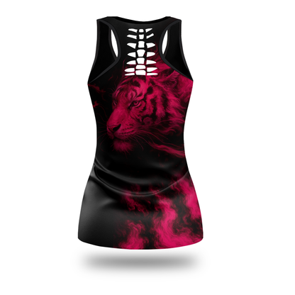 "Fierce Tiger Strength" Outfit - Breast Cancer Awareness, Custom Choo