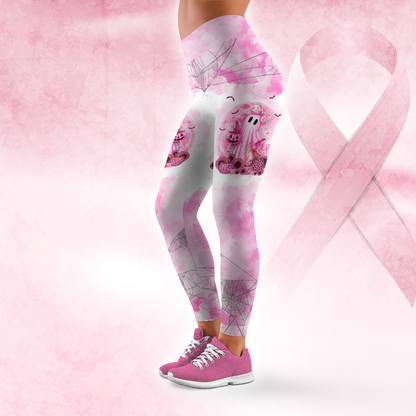 In October We Wear Pink  -  Combo Legging Tanktop Breast Cancer Awareness