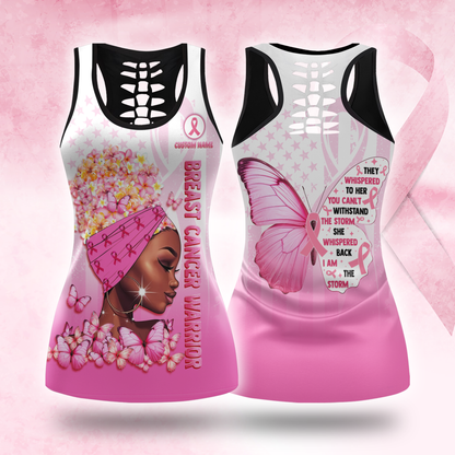 I'm Back The Storm - Combo Legging Breast Cancer Awareness