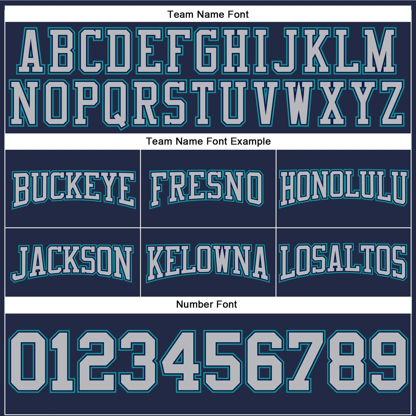 Custom Stitched Navy Gray-Teal Football Pullover Sweatshirt Hoodie