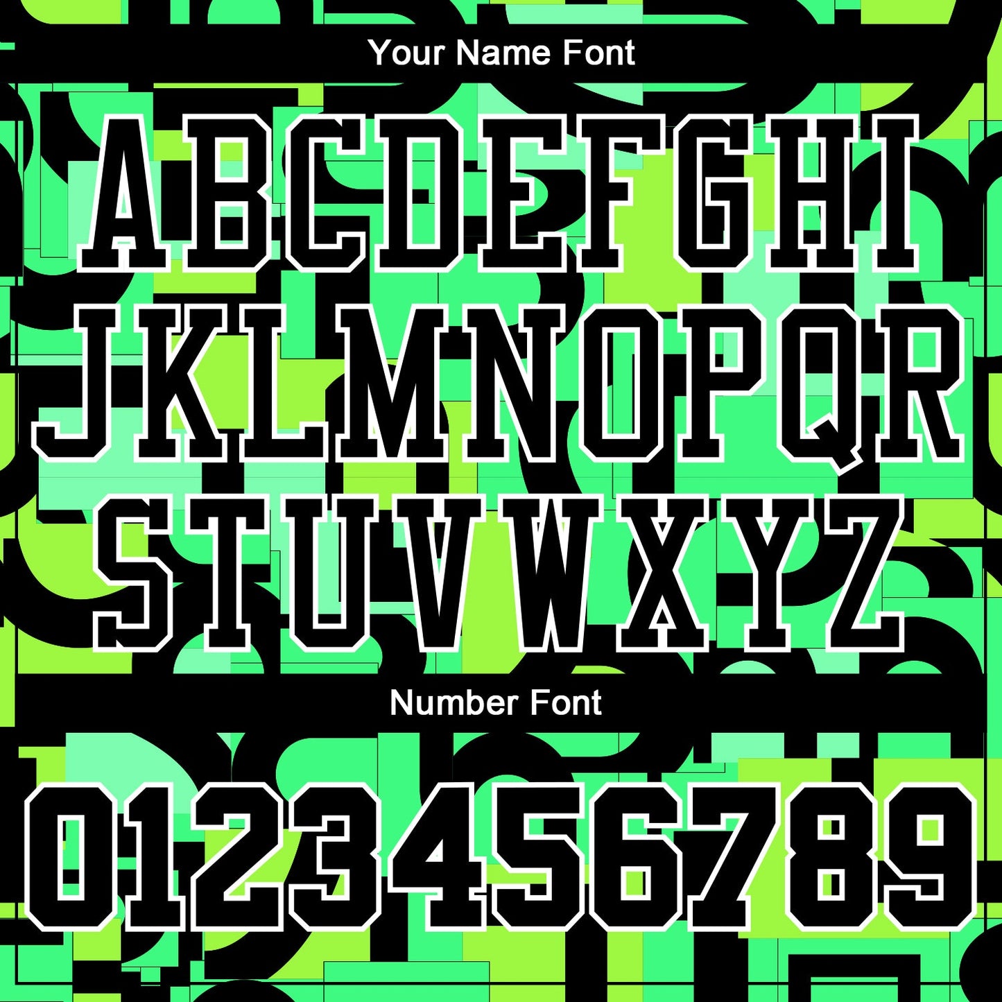 Custom Neon Green Black-White Music Festival Round Neck Sublimation Basketball Uniform Jersey