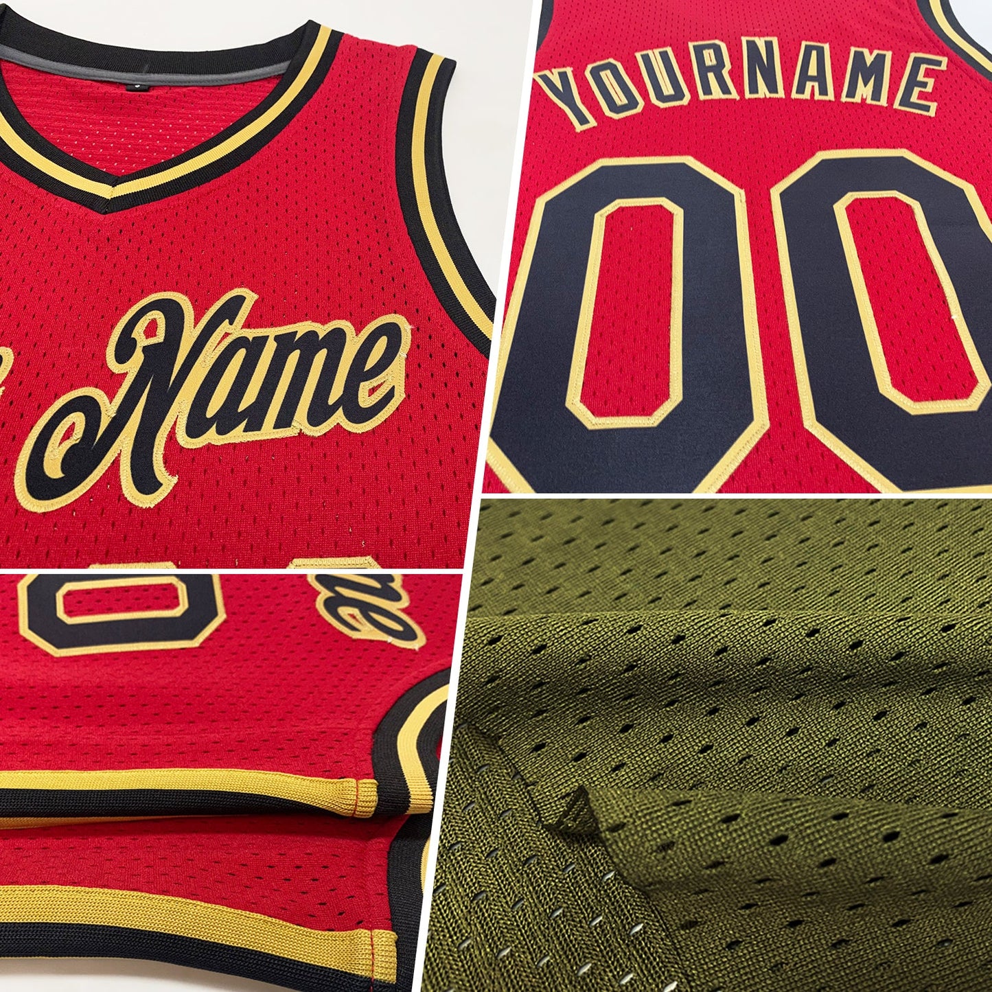 Custom Olive Camo Cream-Black Authentic Throwback Salute To Service Basketball Jersey