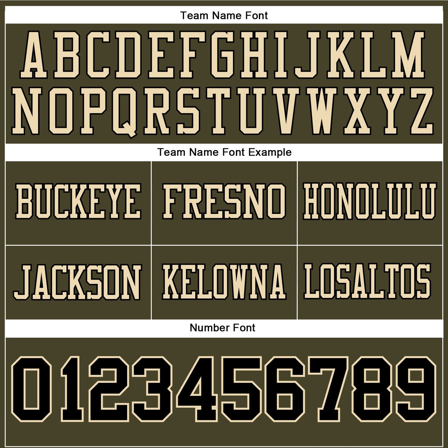 Custom Olive Black-Cream Authentic Salute To Service Football Jersey