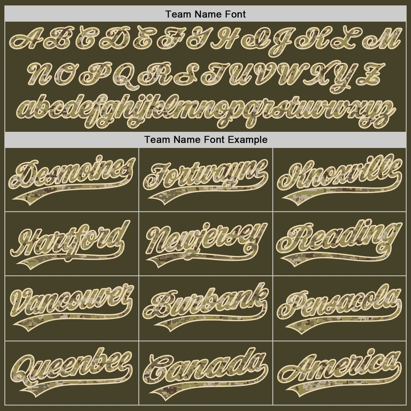 Custom Stitched Olive Camo-Cream Baseball Pullover Sweatshirt Hoodie