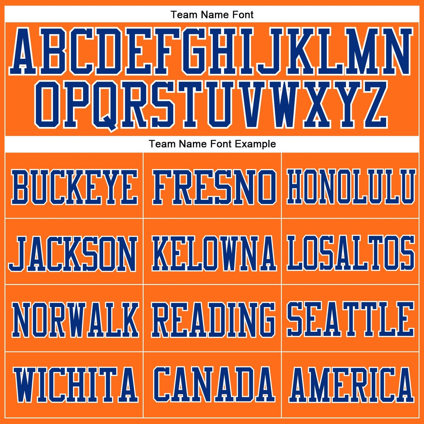 Custom Orange Royal-White Mesh Authentic Football Jersey