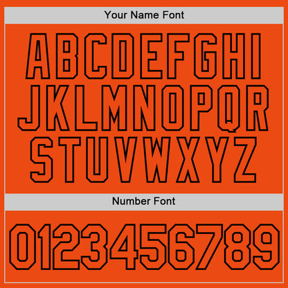 Custom Orange Orange-Black Performance T-Shirt