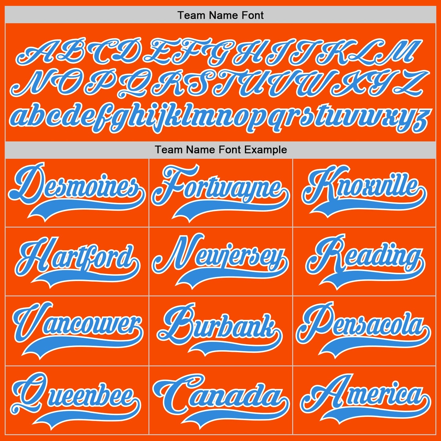 Custom Orange Powder Blue-White Hockey Lace Neck Jersey