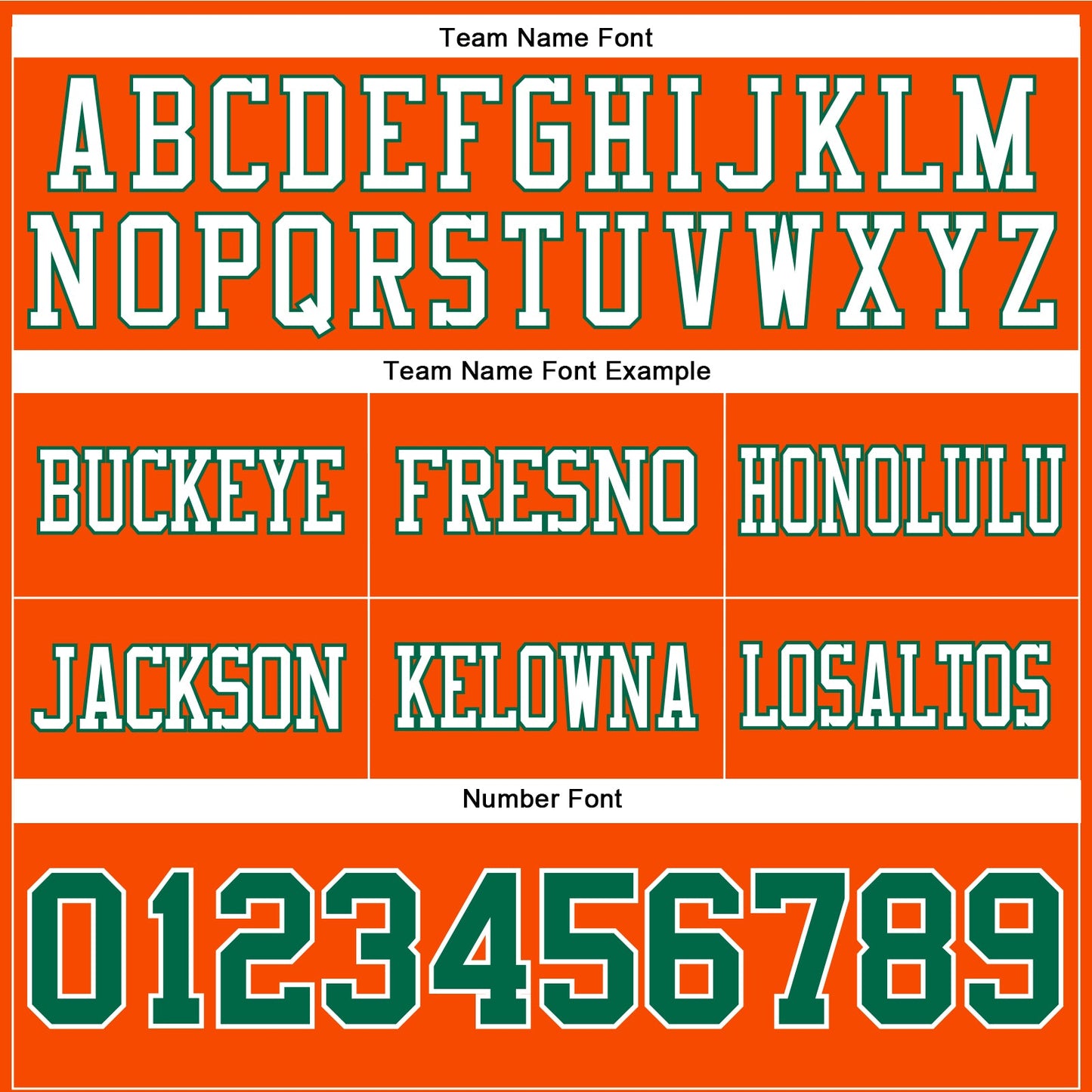 Custom Orange Kelly Green-White Authentic Football Jersey