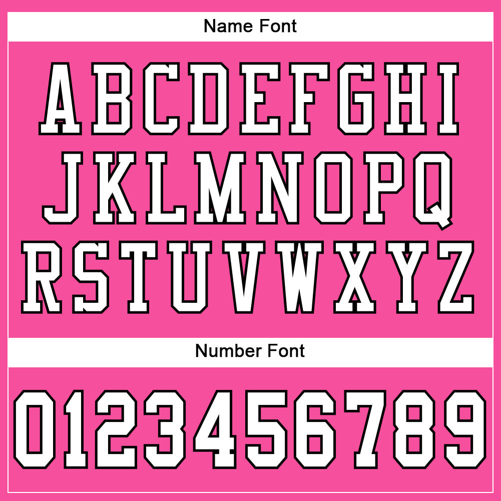 Custom Pink White-Black Mesh Authentic Football Jersey